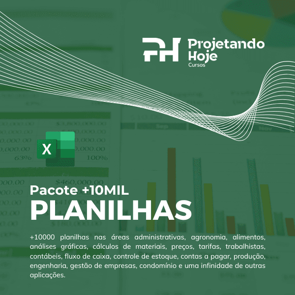 Pacote +10MIL Planilhas Editáveis