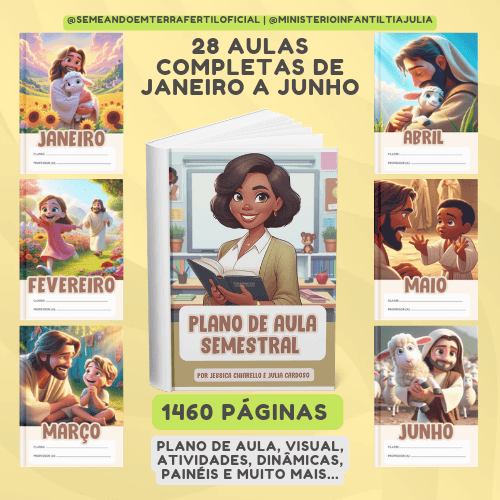 PLANO DE AULA SEMESTRAL 📖💡JANEIRO A JUNHO