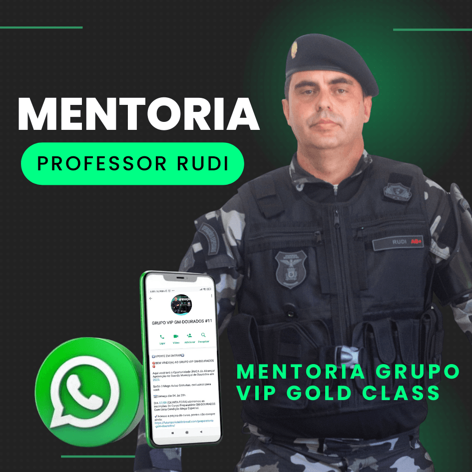 MENTORIA VIP PROFESSOR RUDI