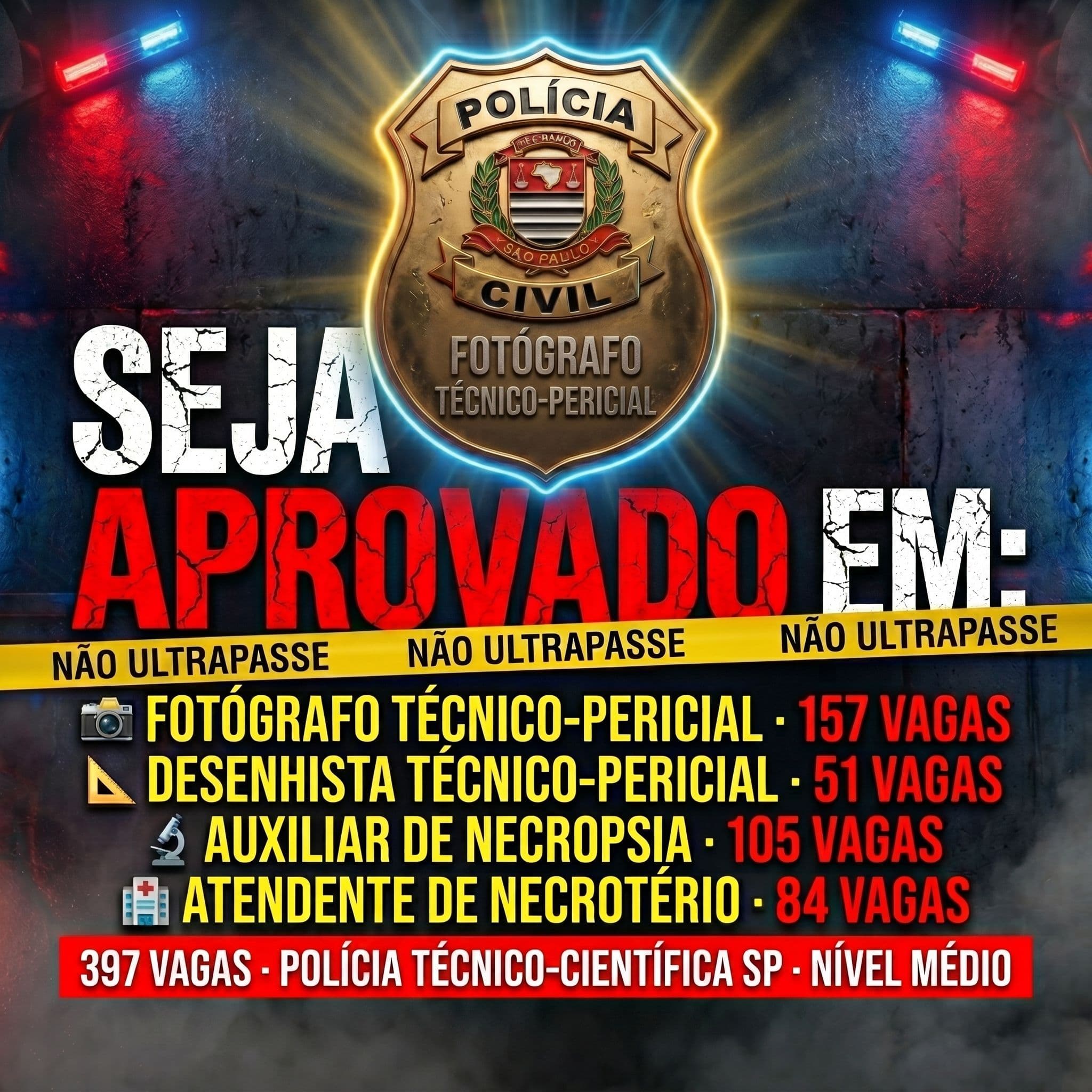 Mentoria Blindada Polícia Científica SP: Do Zero à Aprovação com Sérgio Souza