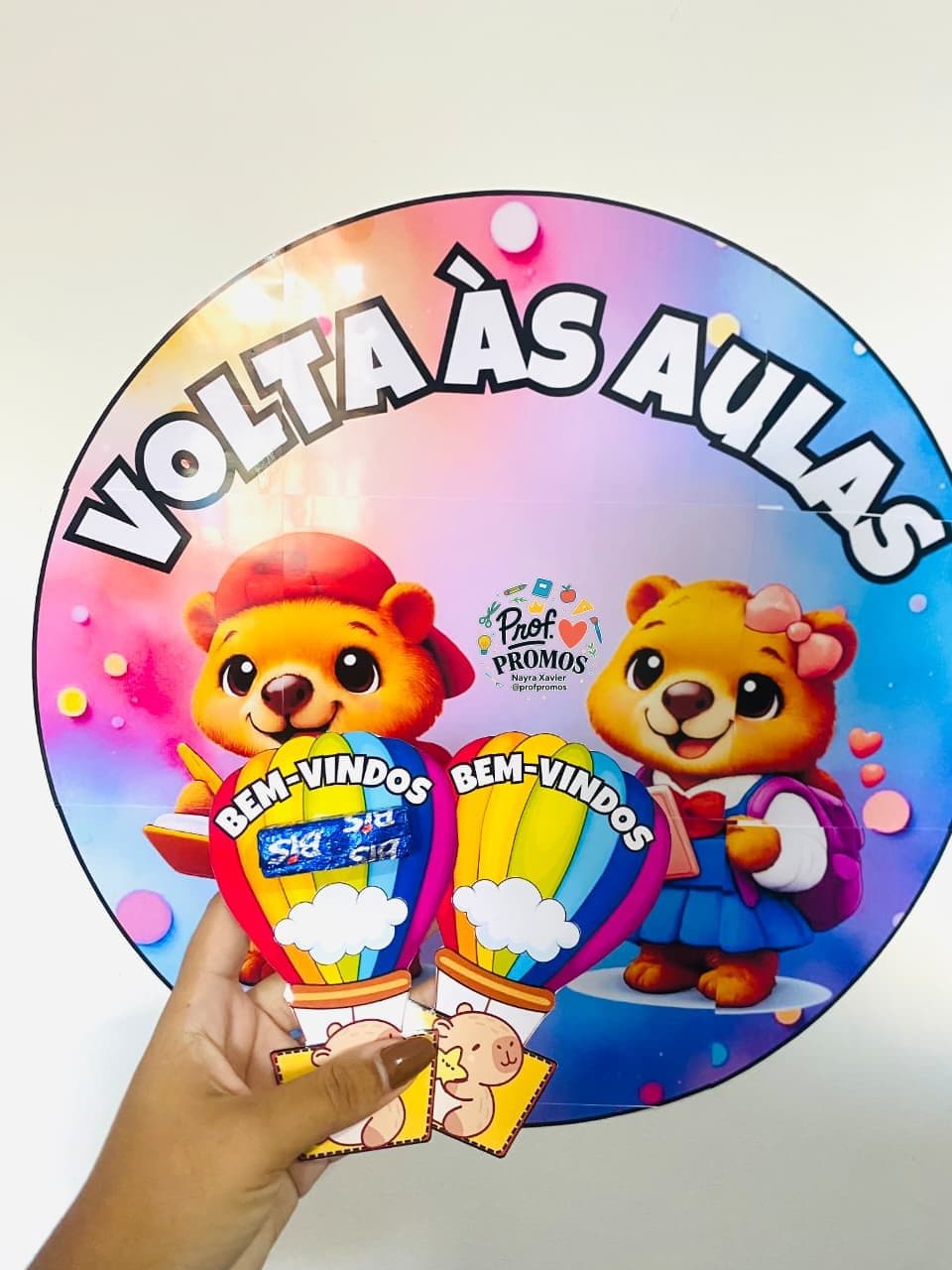 Kit Volta às Aulas Capivara Fofa🌟