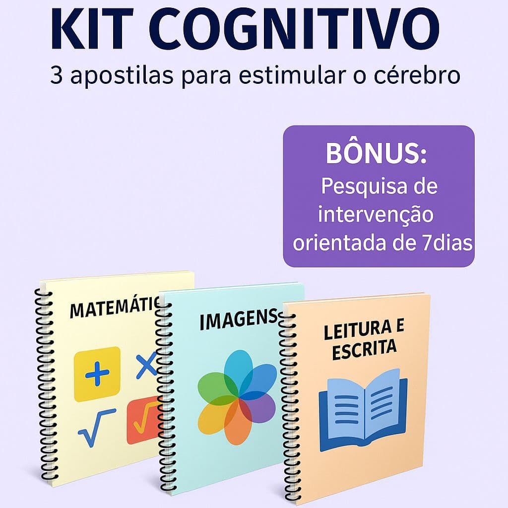 Kit de livros para exercitar sua mente