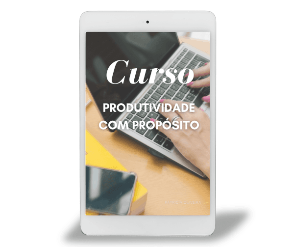CURSO - PRODUTIVIDADE COM PROPÓSITO