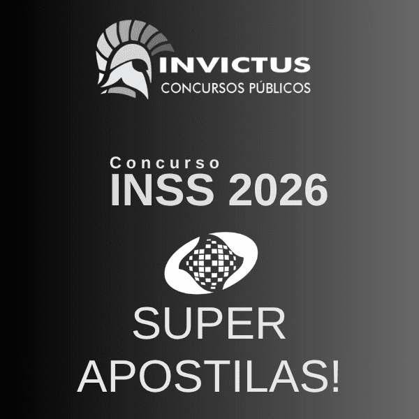 7 Super Apostilas para o concurso do INSS 2026