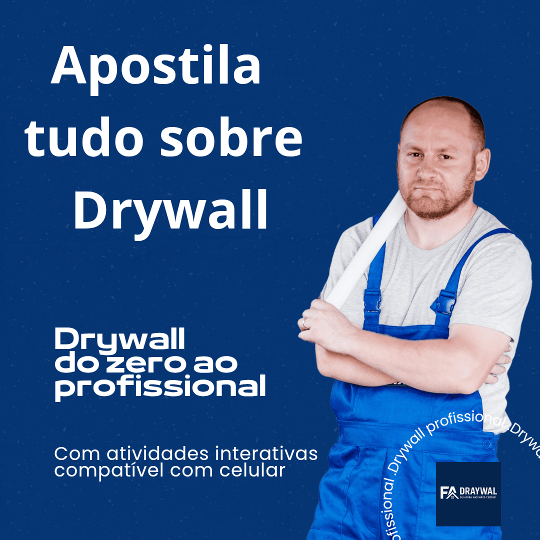 Drywall do Zero a o Profissional, Apostila Profissionalizante