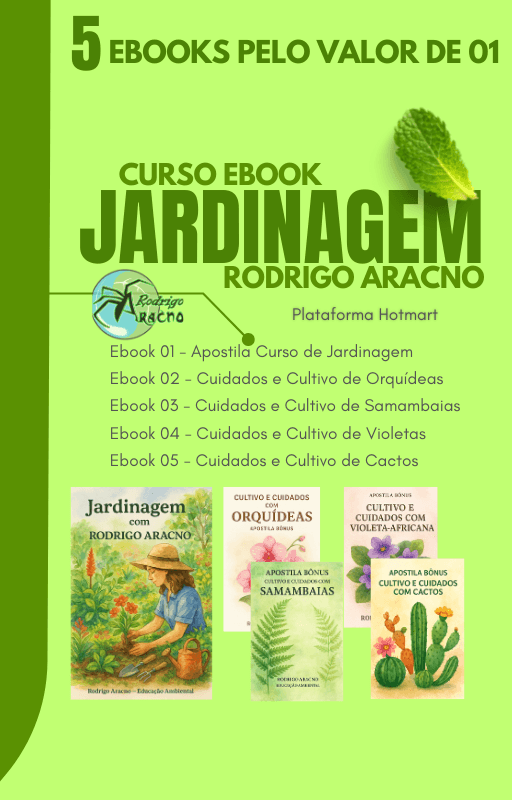 Curso Completo de Jardinagem: 5 Ebooks em 1 para Cultivar seu Próprio Jardim