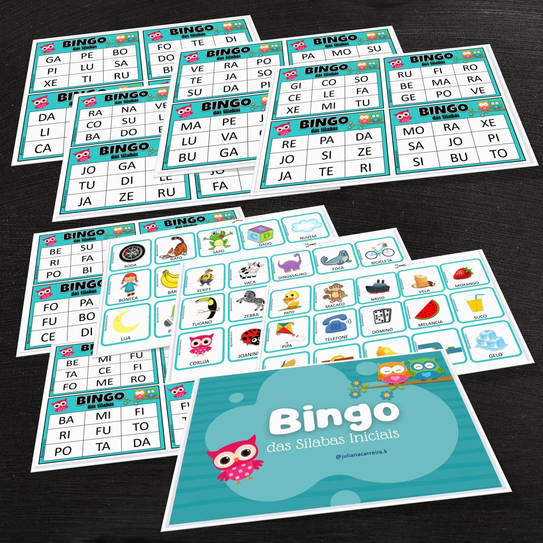 Bingo das Sílabas Iniciais