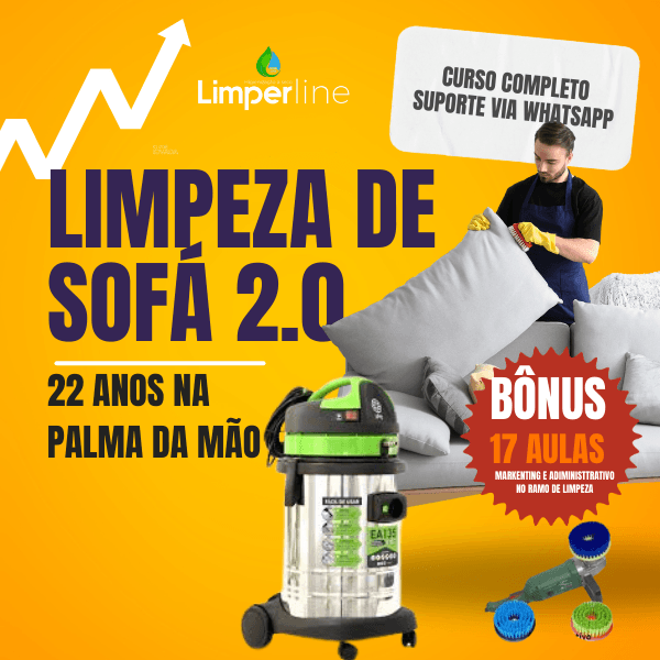 CURSO DE LIMPEZA DE ESTOFADOS 2.0