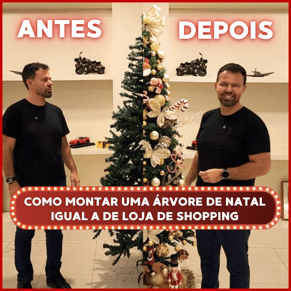 Como Montar Uma Árvore de Natal Igual a Árvore de Natal de Loja de Shopping