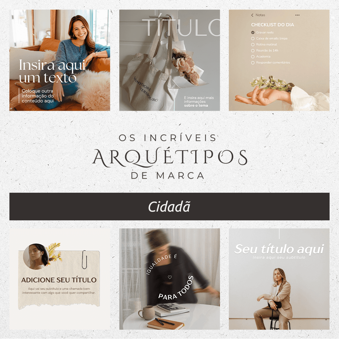 Pack Canva Arquétipo da Cidadã