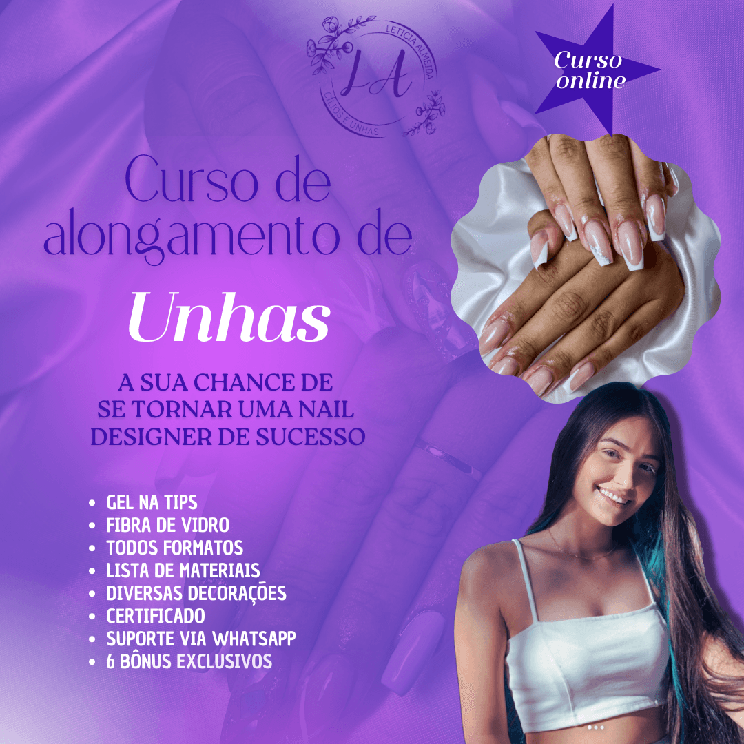 Curso completo de alongamento de unhas