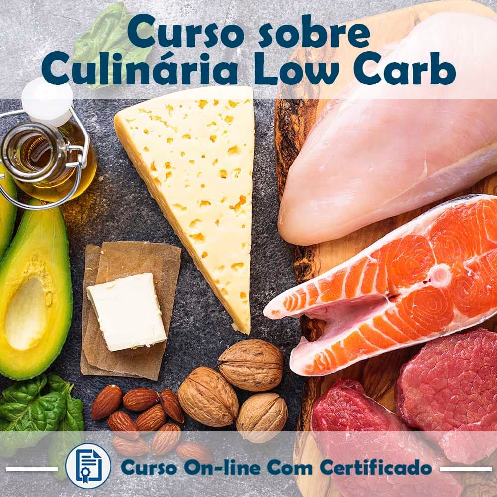 Curso sobre Culinária Low Carb