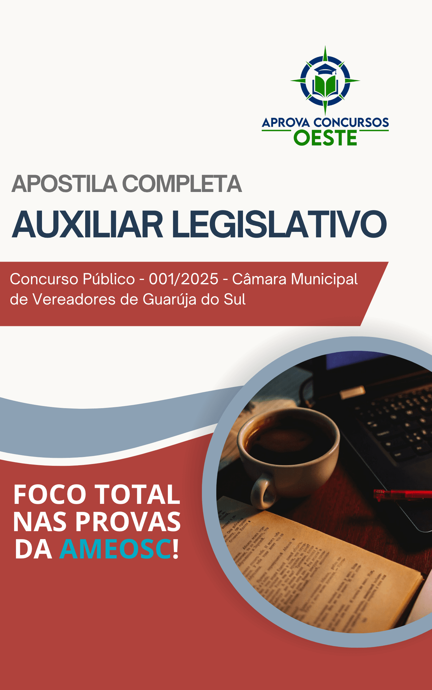 Material - Concurso de Auxiliar Legislativo Câmara de Guarujá do Sul