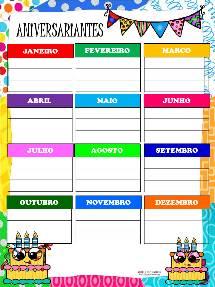 CARTAZ ANIVERSARIANTES