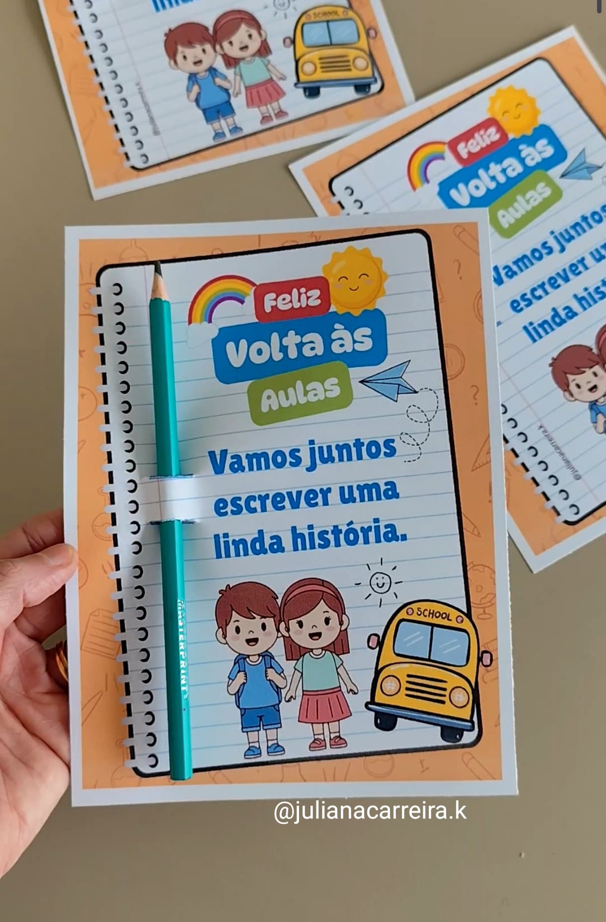 Cartão volta às aulas