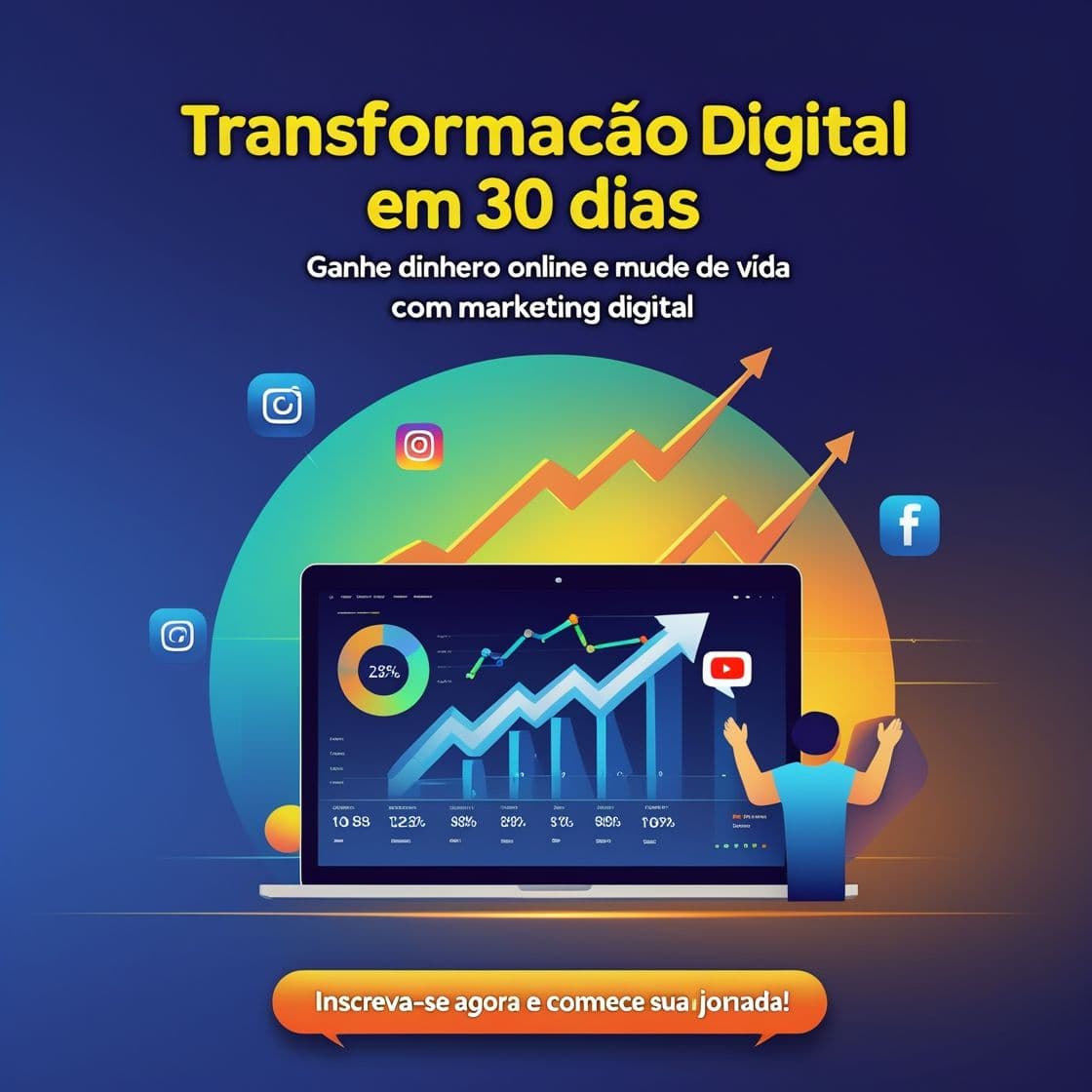 30 Dias para o Sucesso Digital: Aprenda, Monetize e Transforme sua Vida com Marketing Digital!
