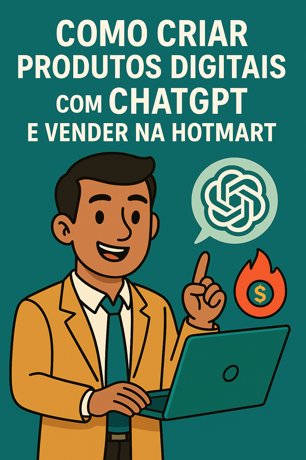 Como Criar Produtos Digitais com ChatGPT e Vender na Hotmart