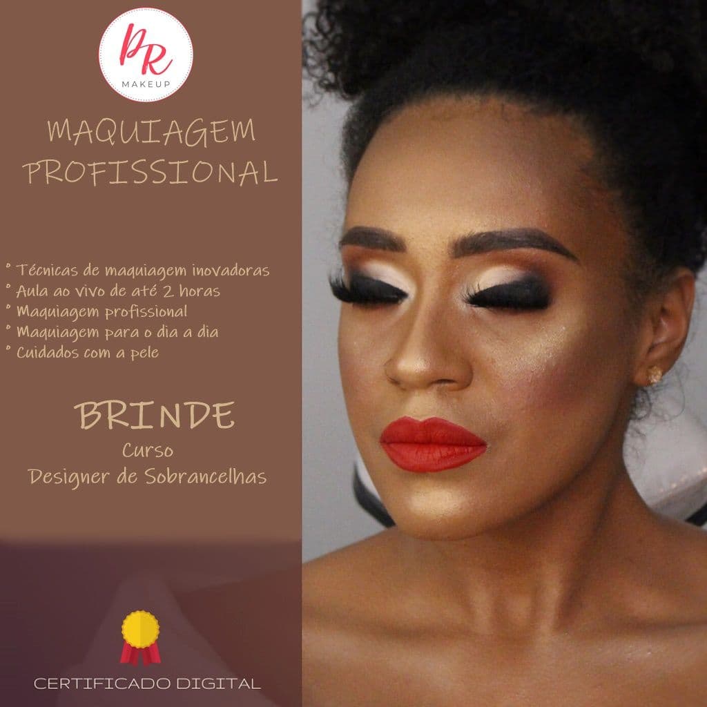 MAQUIAGEM PRO + DESIGNER DE SOBRANCELHAS COM MENTORIA AO VIVO