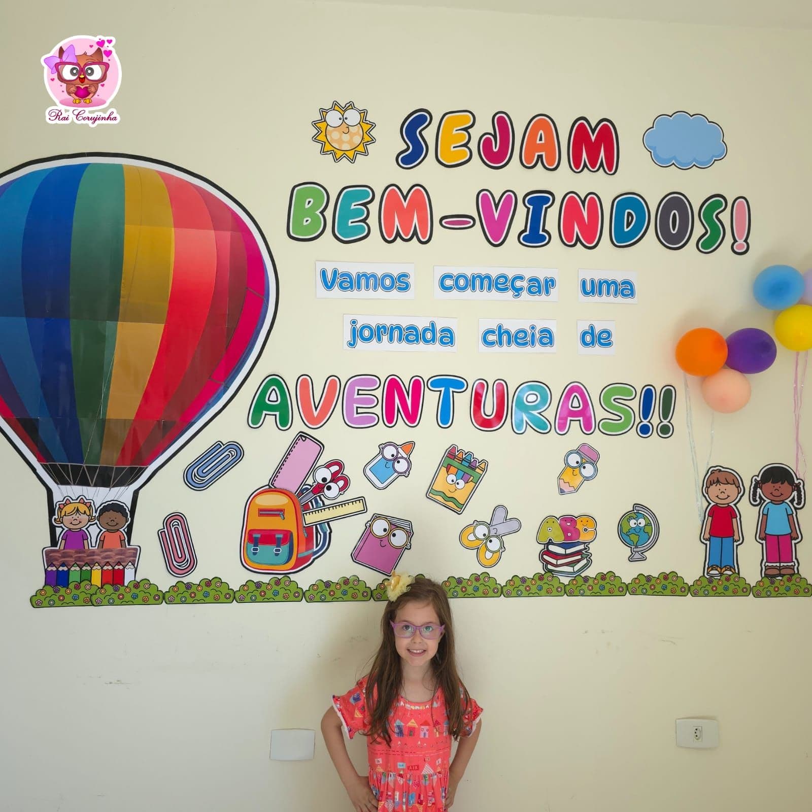 PAINEL BALÃO VOLTA ÀS AULAS