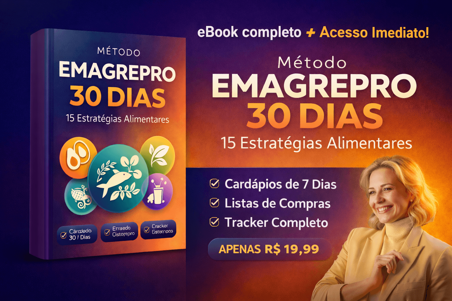 Método Emagrepro 30 Dias — 15 Estratégias Alimentares