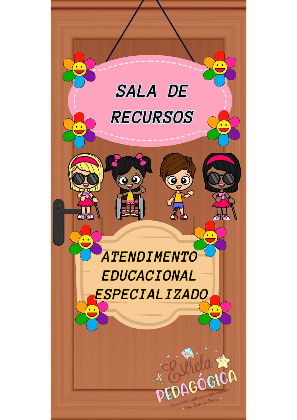PAINEL DE PORTA SALA DO AEE