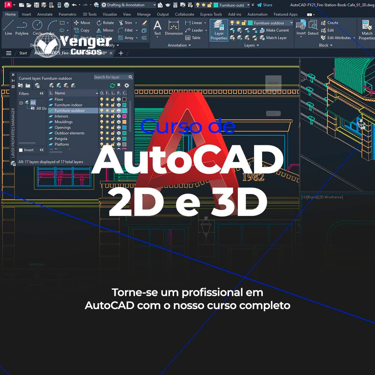 Curso de AutoCAD 2D e 3D