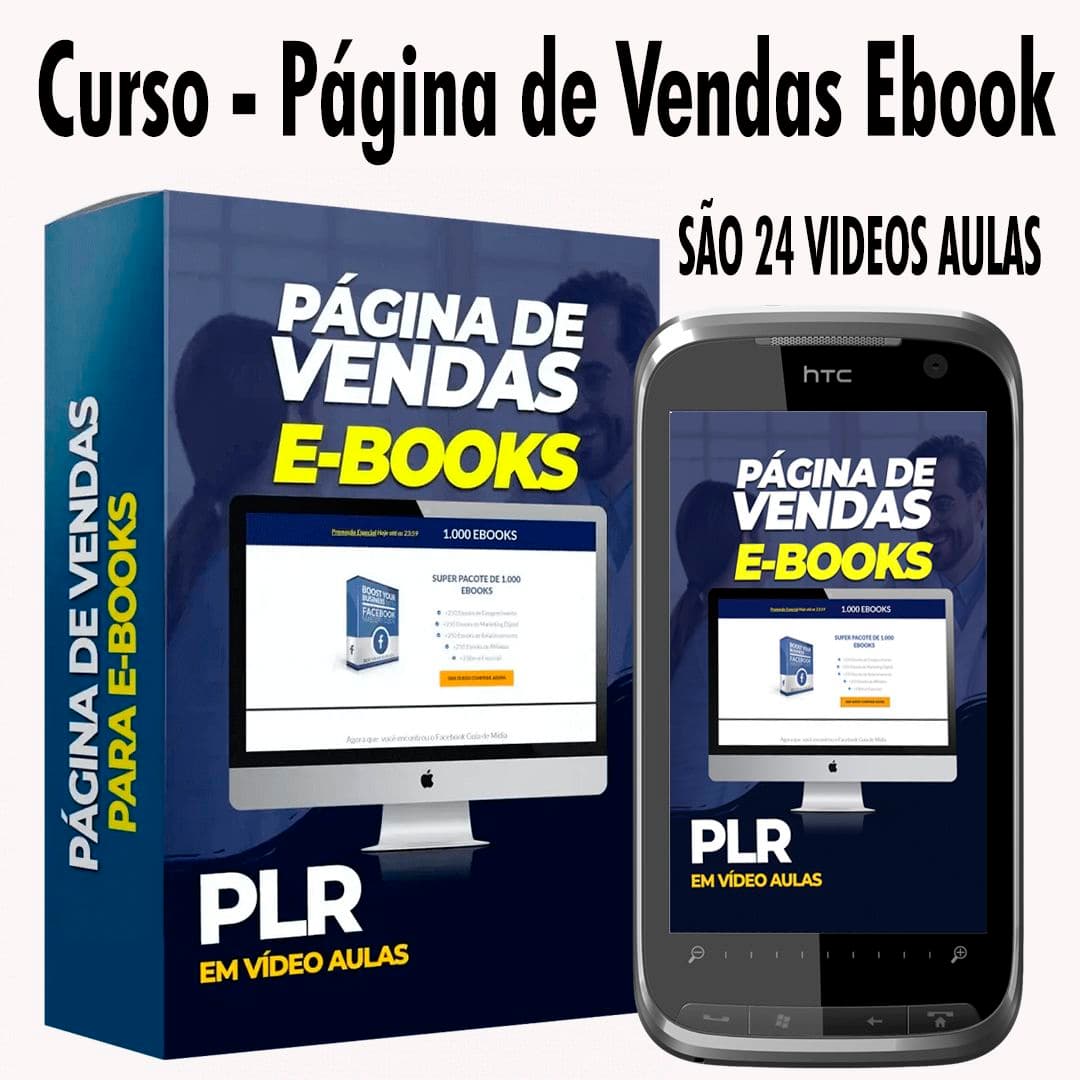CURSO CRIAÇÃO PAGINA DE VENDAS PARA EBOOK