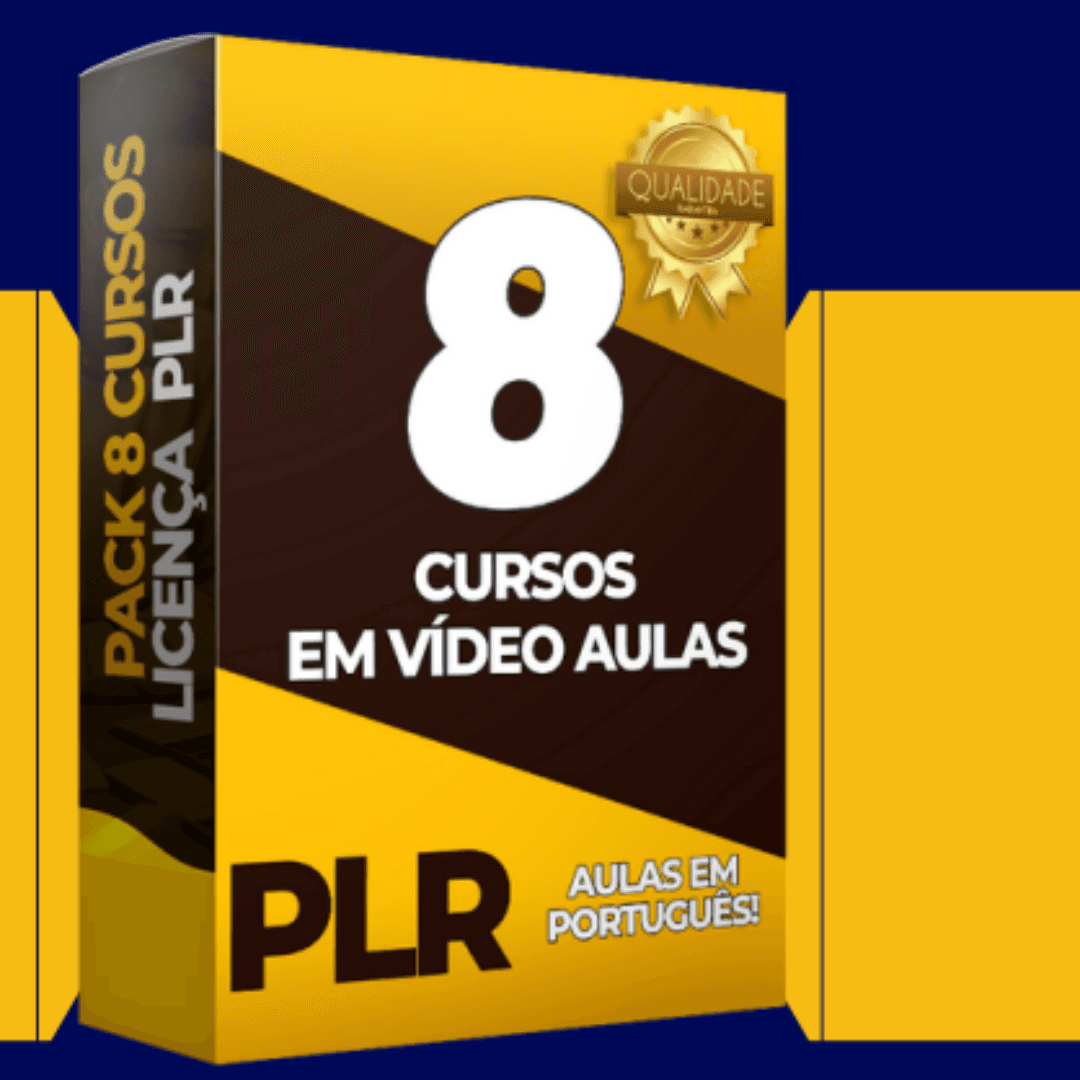 Cursos PLR 8 em 1