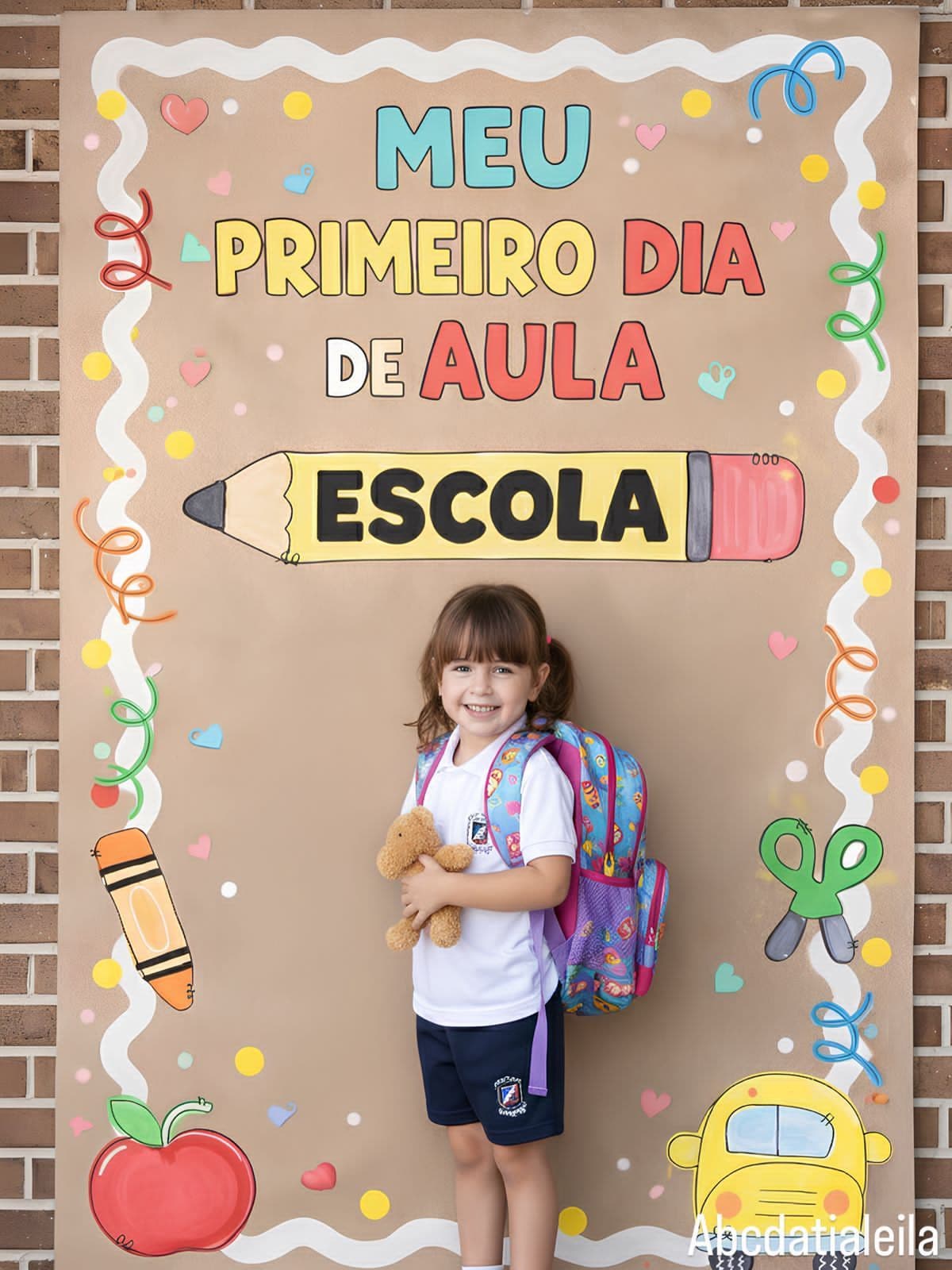 PAINEL FOTOS PRIMEIRO DIA DE AULA