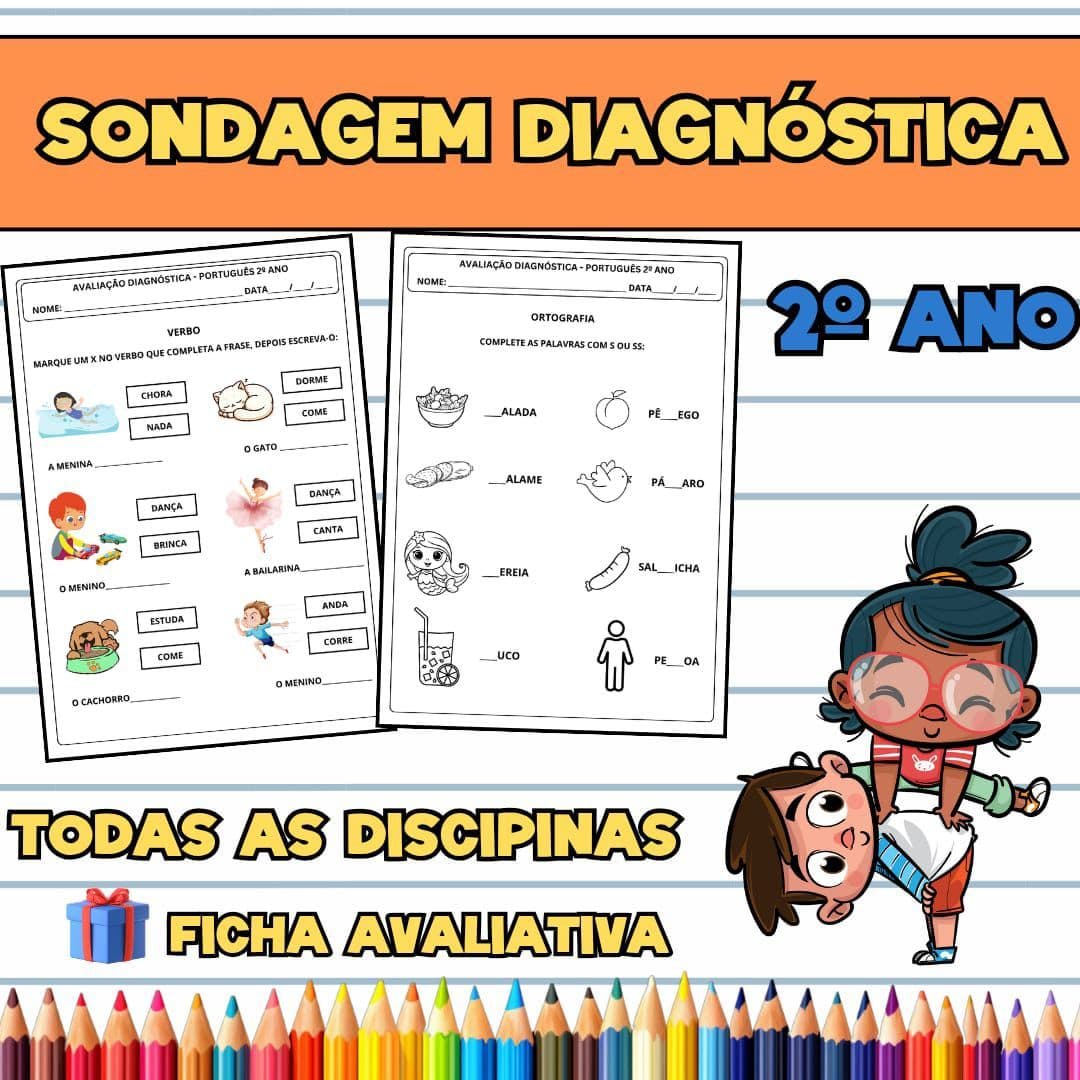 Avaliação de Sondagem Diagnóstica 2° Ano