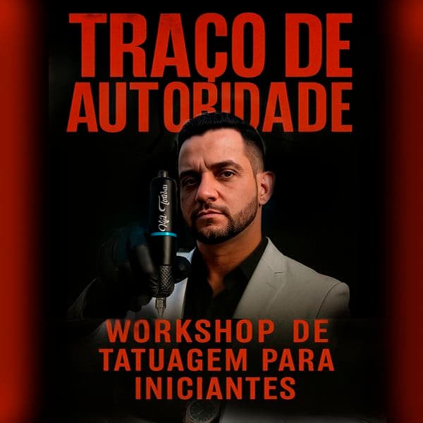 👉Traço de Autoridade (Workshop de tatuagem para iniciantes que querem começar com confiança ou quem já tatua e quer mais técnicas) Não é só técnica. "É o seu primeiro rito de passagem como tatuador."