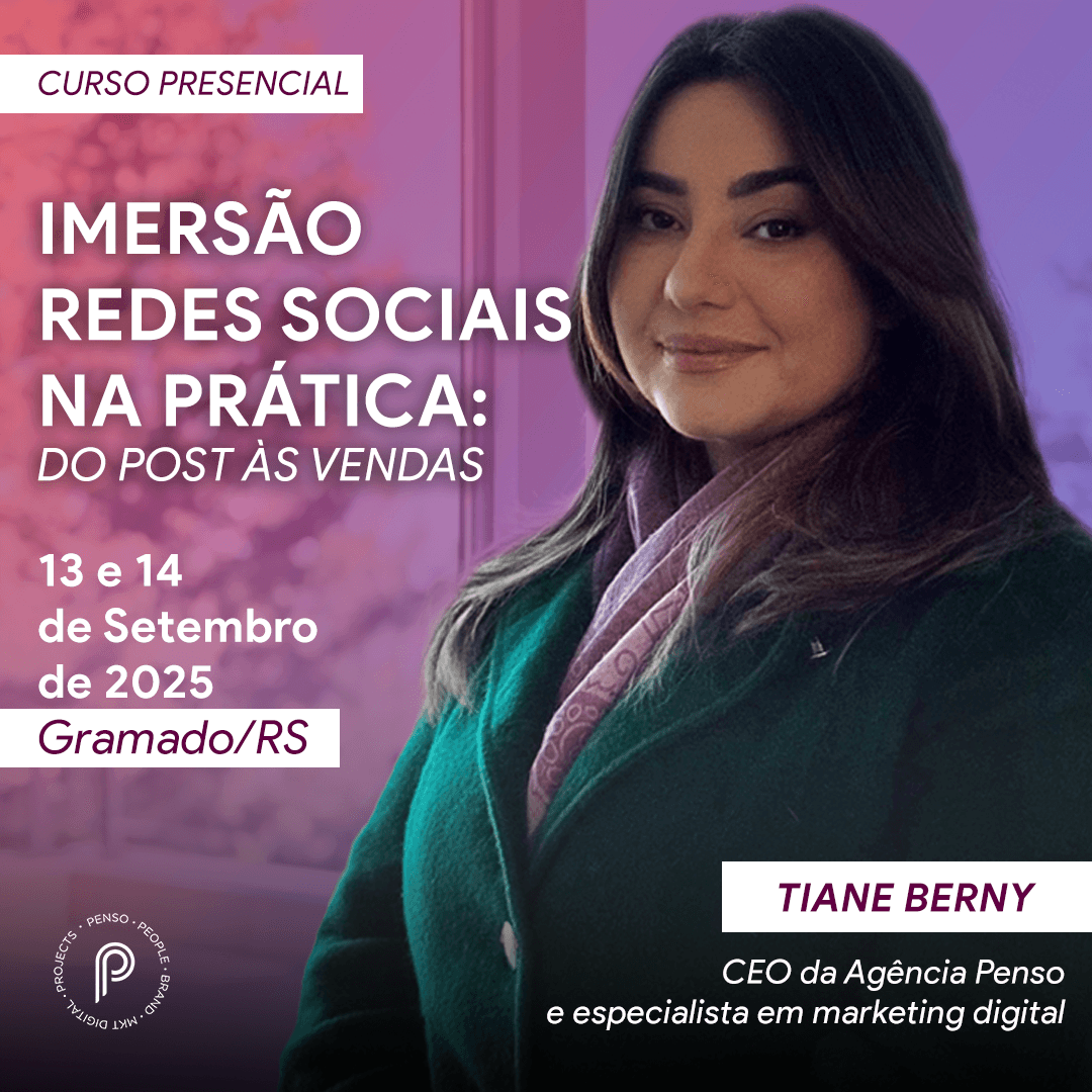 Curso de Social Media PRESENCIAL em Gramado/RS – Imersão Redes Sociais na Prática: do Post às Vendas