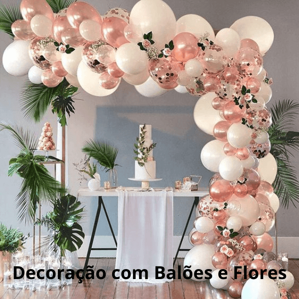 CURSO DECORAÇÃO COM BALÕES E FLORES