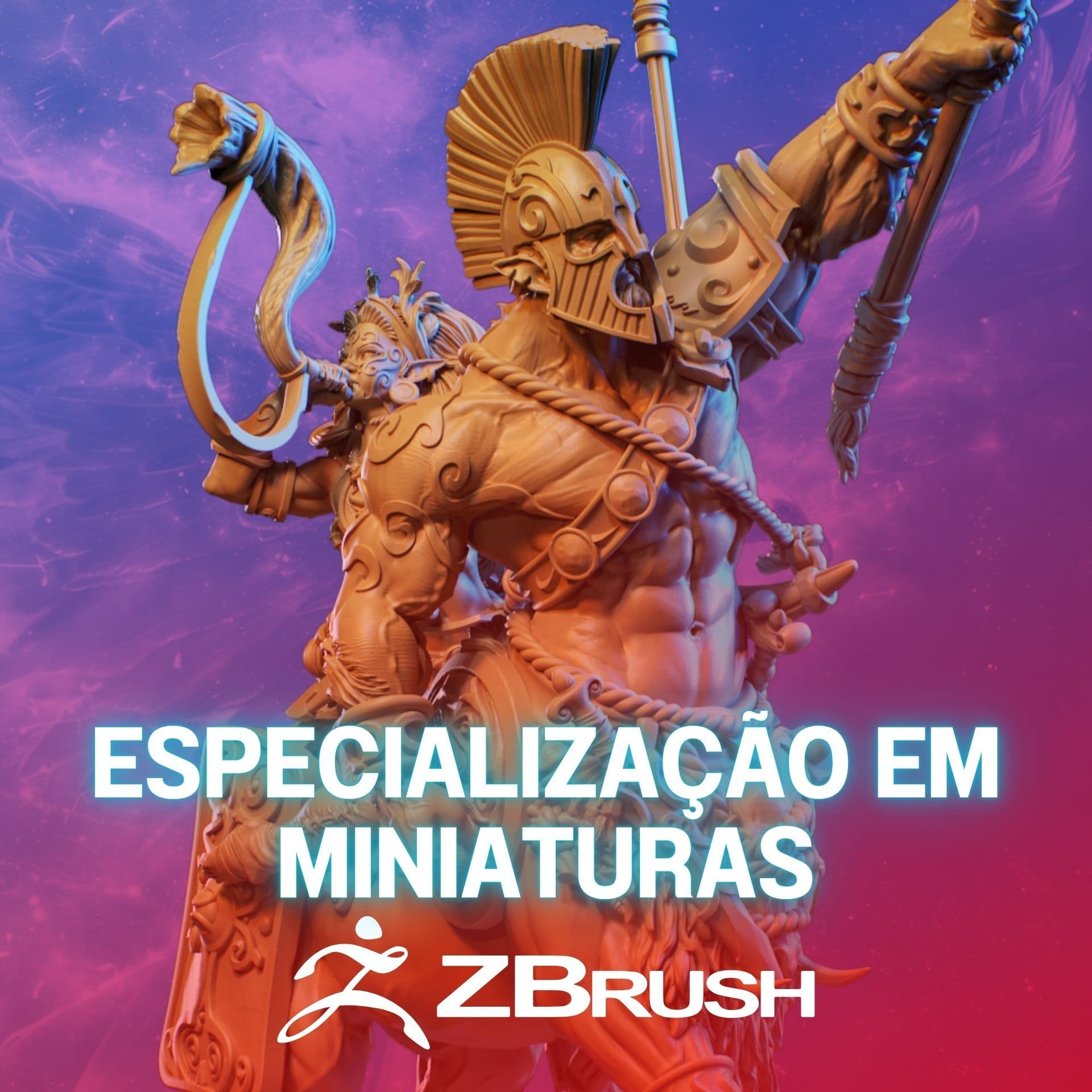 Curso Zbrush Especialização em Miniaturas
