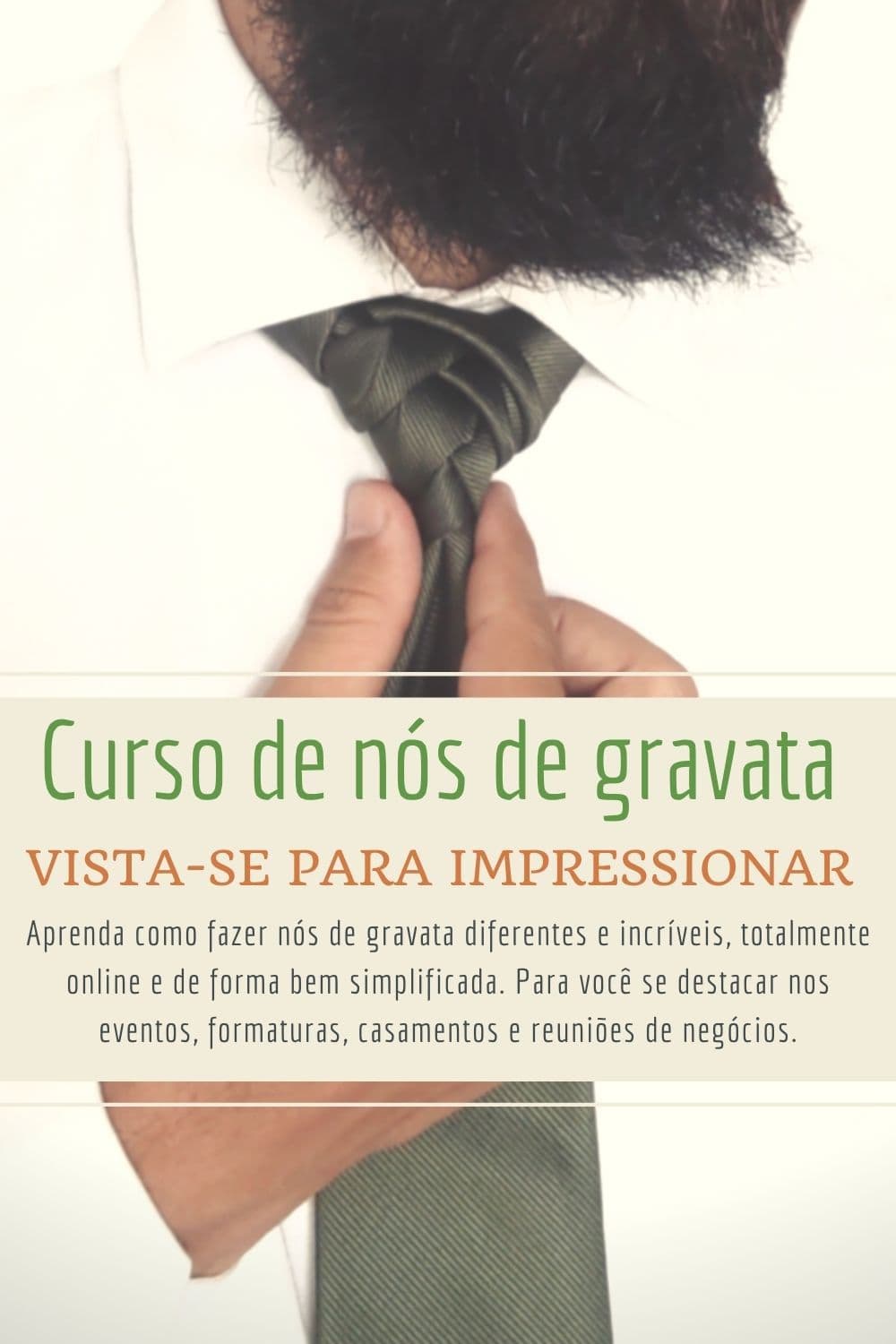 Curso de Nós de gravata para impressionar em todas ocasiões