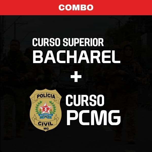 COMBO | PCMG + BACHAREL (em Ciências Contábeis) EM CUTA DURAÇÃO