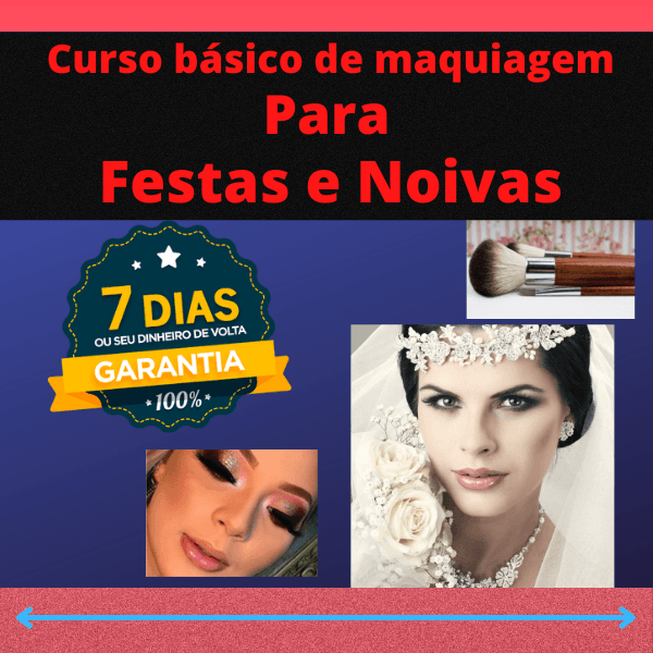 Curso básico de maquiagem para festas e noivas