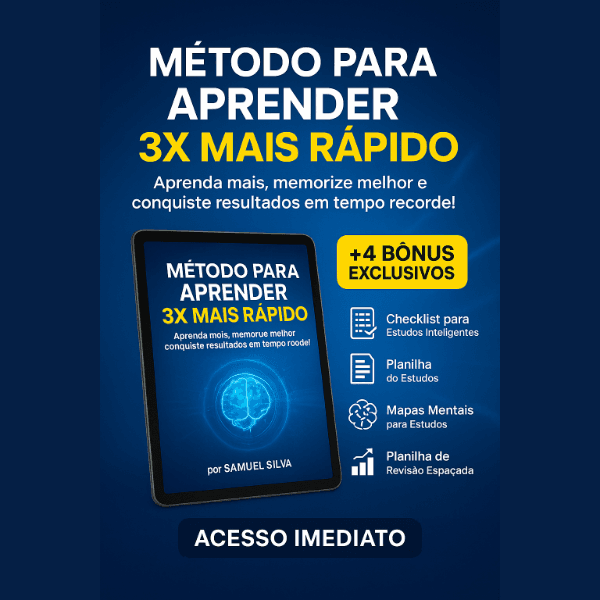 Método para Aprender 3x Mais Rápido