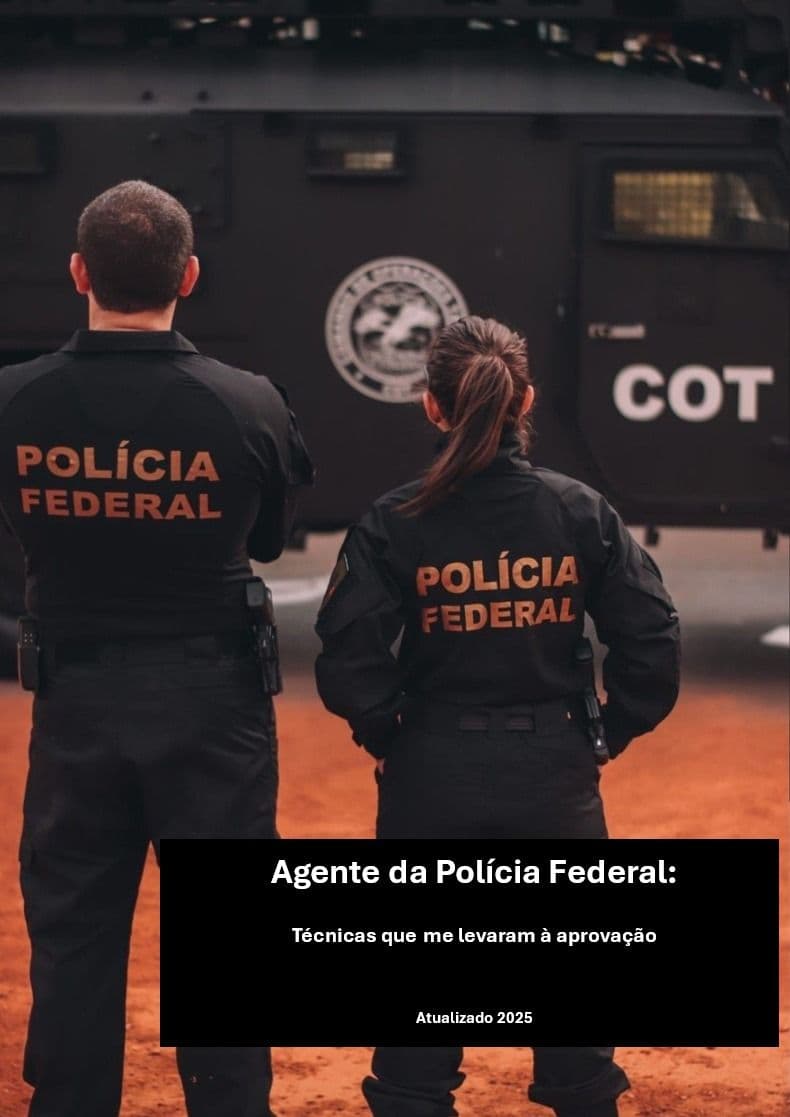 Agente da Polícia Federal: Técnicas e estratégias de estudo.