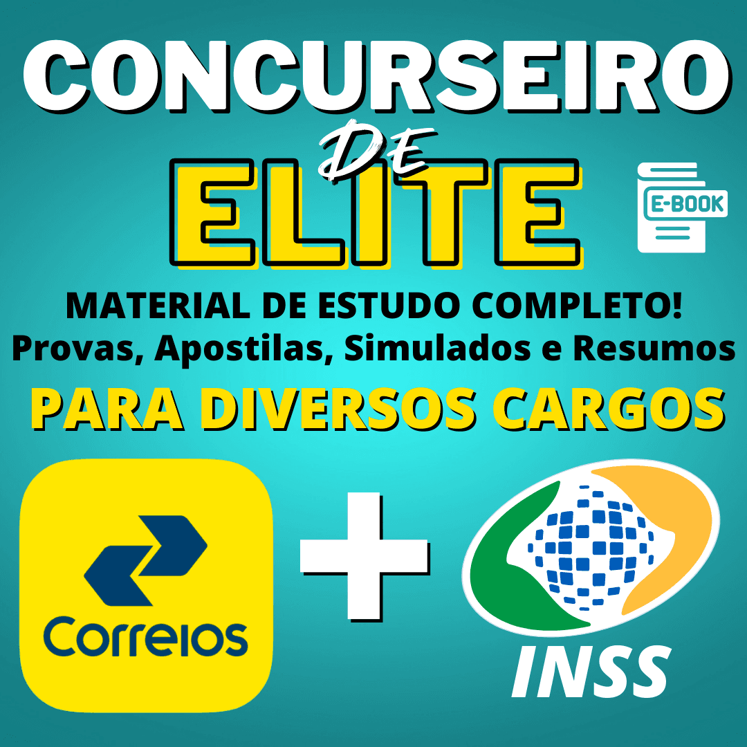 INSS E CORREIOS - APOSTILAS, PROVAS, SIMULADOS, E MUITO MAIS!