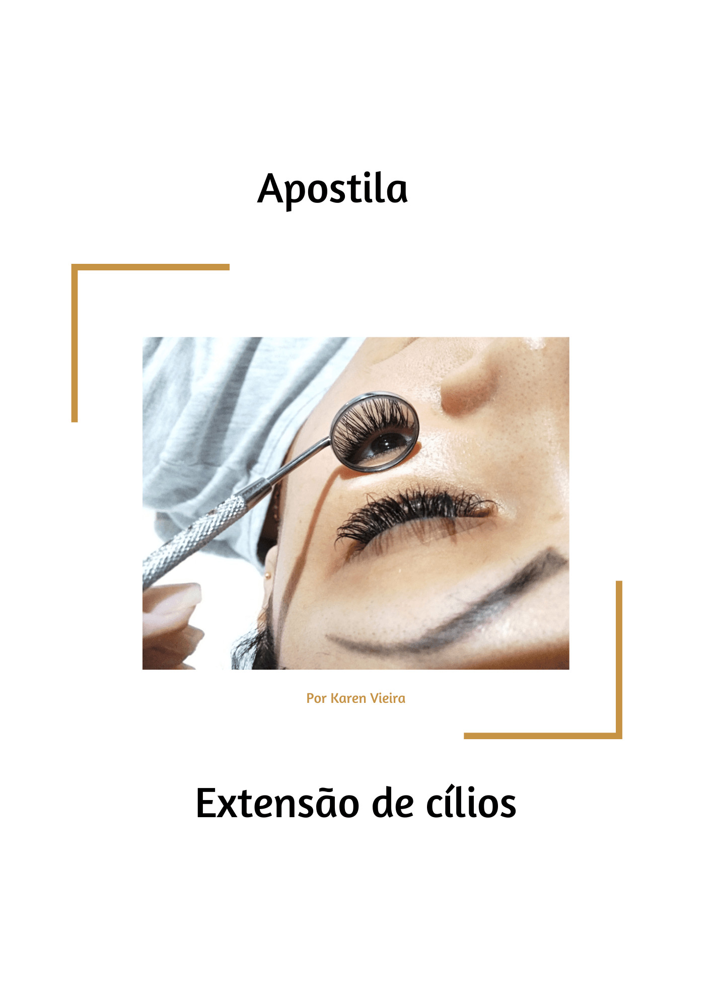 Apostila de extensão de cílios + e-book bônus