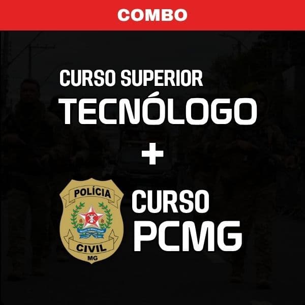 COMBO | PCMG + TECNÓLOGO (Recursos Humanos) EM CUTA DURAÇÃO
