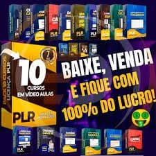 Pacote Completo com 10 Cursos PLR em Vídeo + 17000 eBooks PLR + Direitos de Revenda e Bônus Exclusivos!