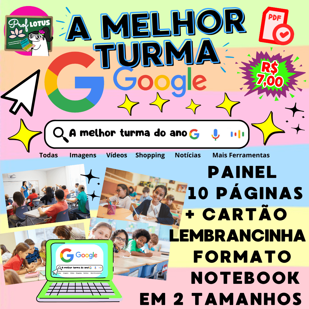 PESQUISA GOOGLE A MELHOR TURMA DO ANO