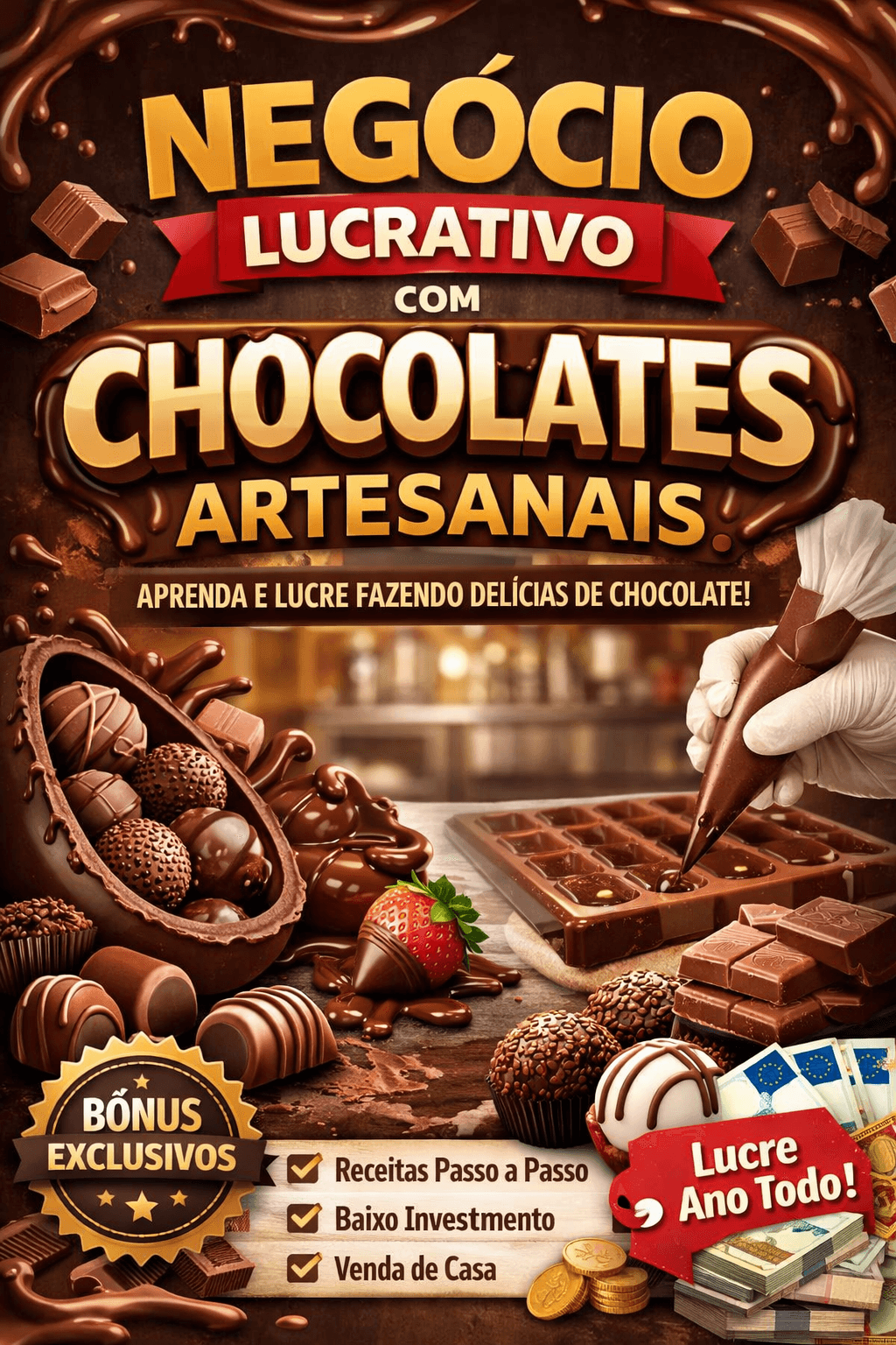 Curso Completo de Chocolates para Vender o Ano Todo