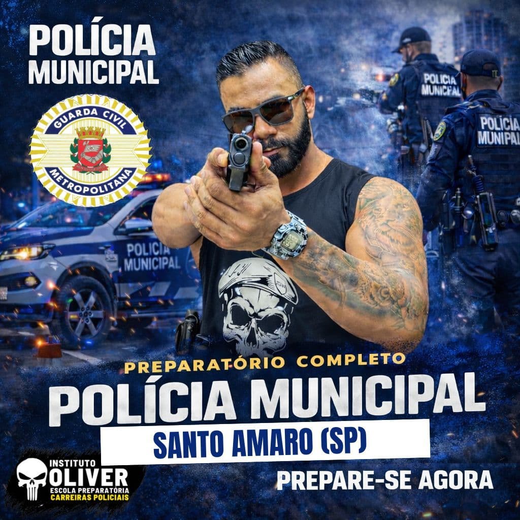 👮♂️ Preparatório Completo GUARDA MUNICIPAL da Santo Amaro SP 👮♂️ GCM - Instituto Óliver