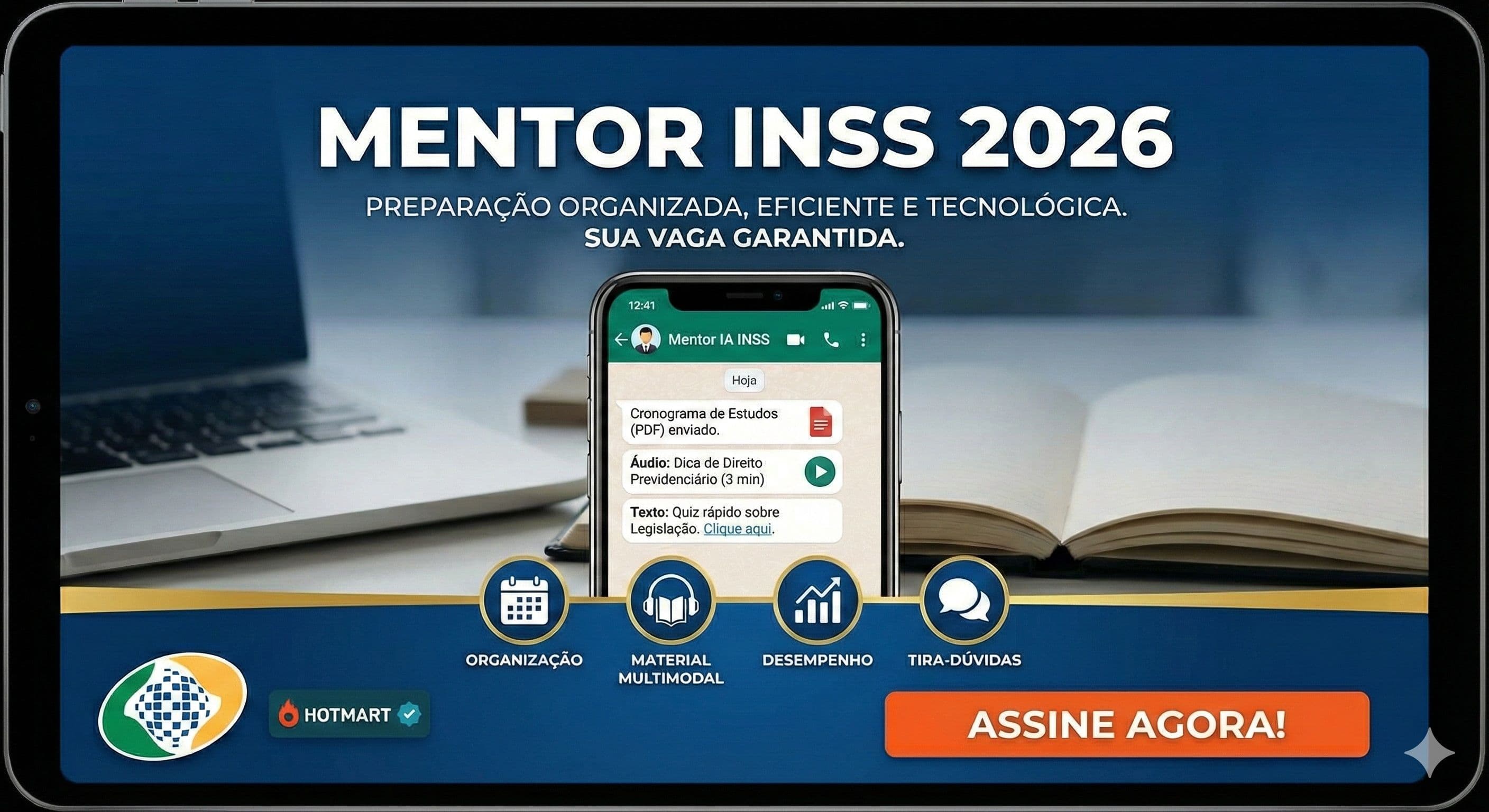 INSS Mentor 2026 – Mentor Digital para Concurseiros do INSS