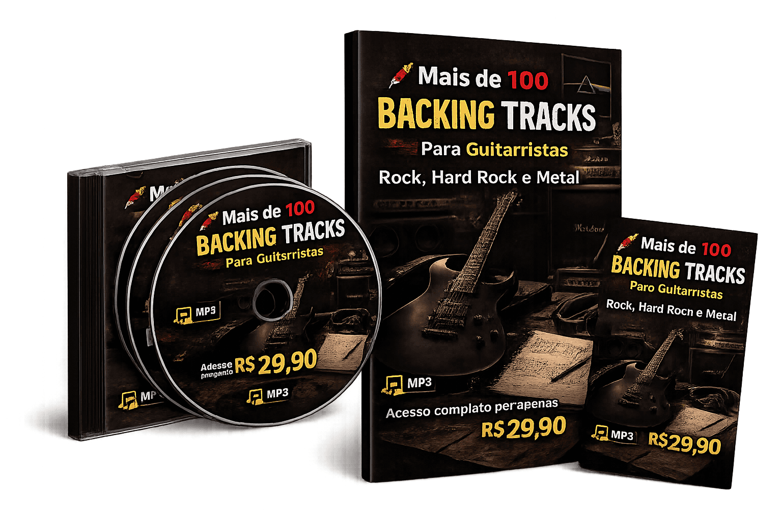100 Baking track Guitarra Rock/Metal