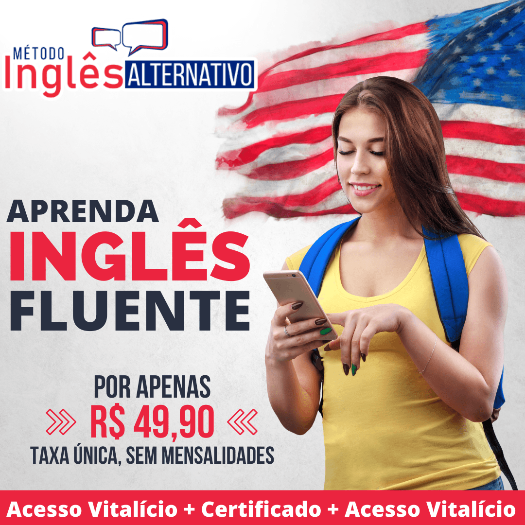 Curso de Inglês Online - Método Alternativo do Zero a Fluência Com Certificado