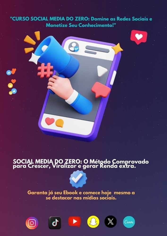 Ebook Curso Social Media do Zero.